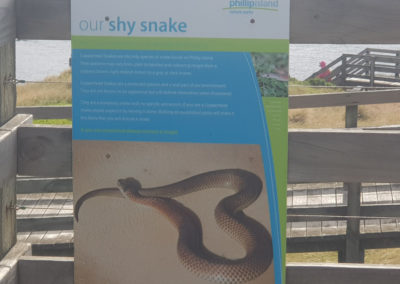 Wathc out for snake Phillip Island