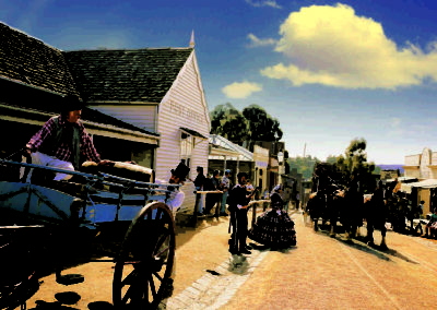 Sovereign hill horse and carriages