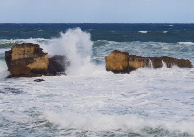 Large wave on the Great Ocean Road