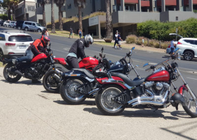 Motor bikes touring the Great Ocean Road