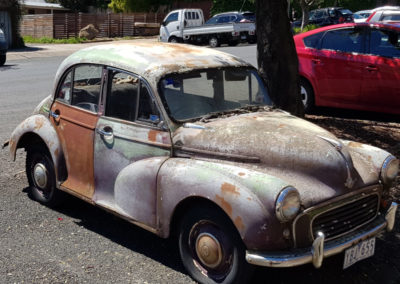 Rusty car in Daylesford