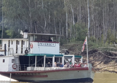 Paddle steamer on the mighty Murray river
