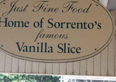 Home of Sorrento's Famous Vanilla Slice