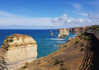 View of 12 Apostles from boardwalk