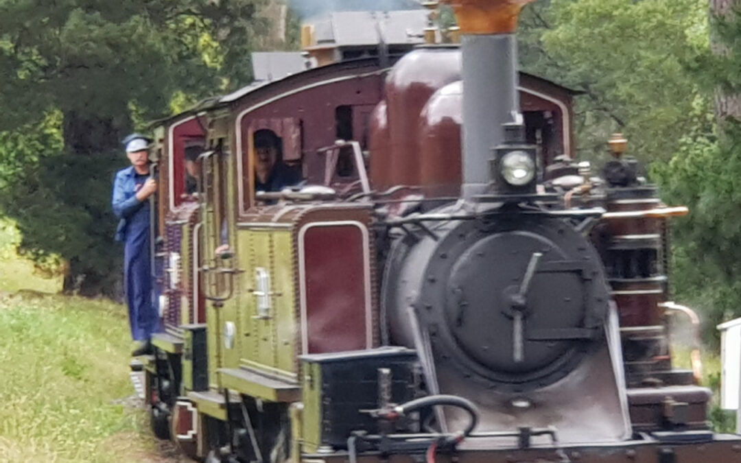 Steam train in Victoria
